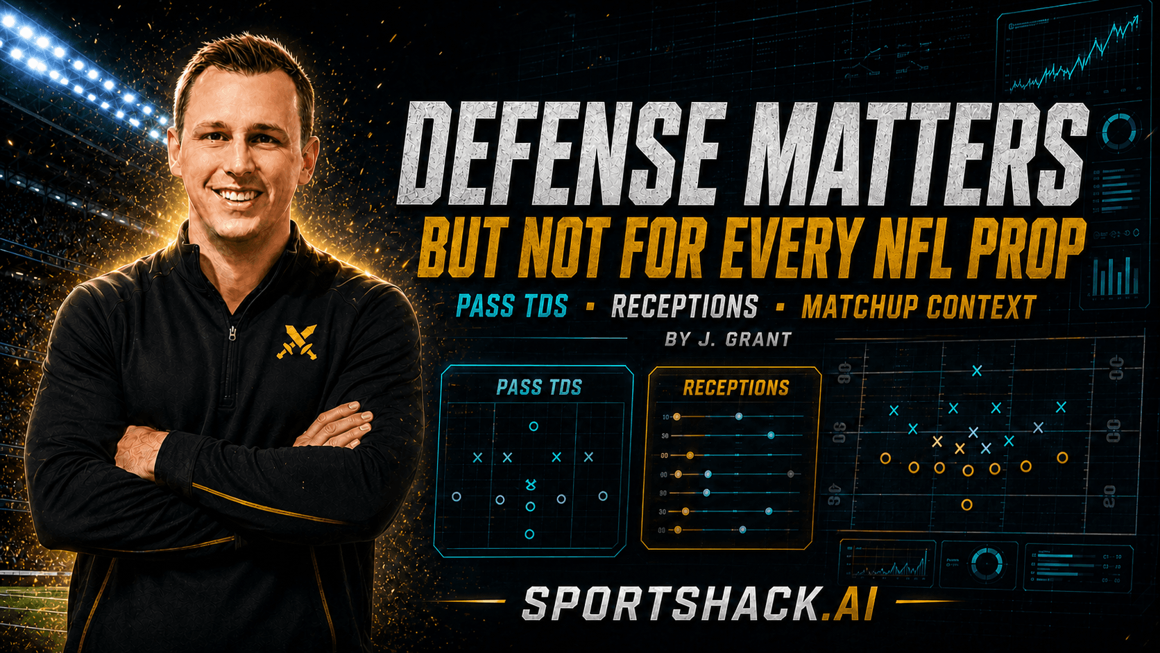 SportsHack graphic: Defense Matters—But Not for Every NFL Prop.